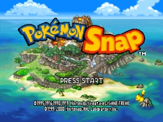 Pokemon Snap (Europe) Title Screen